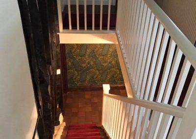 stairs and hallway paint